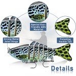 Multi-Jointed Lifelike Fishing Lures, 5 Pack