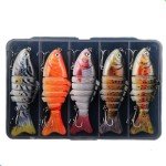 7-Segment Jointed Swimbait Fishing Lure Set