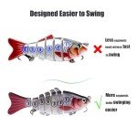 7-Segment Jointed Swimbait Fishing Lure Set