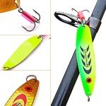 Colorful Hard Spoon Spinner Fishing Lures - 5 Pcs