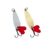 10pcs Metal Fishing Spoon Lures Tackle Kit