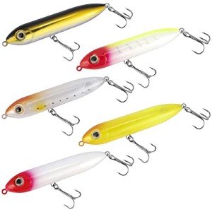 Alwonder Topwater Lures Kit for Freshwater & Saltwater