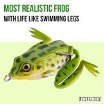 Lunker Frog Lure - Realistic Topwater Bass Fishing