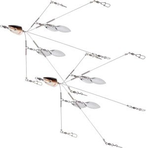 4-Blade Alabama Rigs for Bass Fishing - 2 Pack