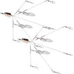 4-Blade Alabama Rigs for Bass Fishing - 2 Pack