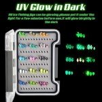 Tungsten Ice Fishing Jig Kit - 21 Glow Lures