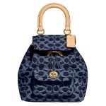 Coach Riya Medium Blue Backpack for Women