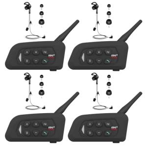 GaiRen V4C Referee Headsets Communication System - 4 Pack