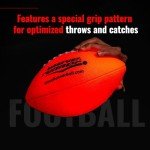 Wave Runner LED Light-Up Football - Glow in The Dark Football Games- Size 10.35 in. with Pump and Batteries Included | Perfect Football Game Gifts for Teen Boys Ages 7-15 Football Fans & Players