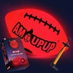 Amoupup Glow in The Dark Football Sports Gifts-Light Up Led Football Cool Stuff with Led Lights Batteries Football Good Gift Ideas for Teen Boys and Girls﻿
