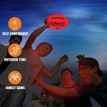 Amoupup Glow in The Dark Football Sports Gifts-Light Up Led Football Cool Stuff with Led Lights Batteries Football Good Gift Ideas for Teen Boys and Girls﻿