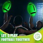 Civaner Glow in The Dark Football Light Up Youth Size Footballs for Kids Teens and Adults Junior Football Small Luminous Sports Balls Gifts for Boys School Games Outdoor Activity