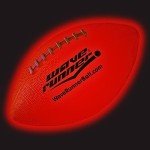 Wave Runner LED Light-Up Football - Glow in The Dark Football Games- Size 10.35 in. with Pump and Batteries Included | Perfect Football Game Gifts for Teen Boys Ages 7-15 Football Fans & Players