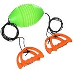 Toysmith Get Outside Go! Zip Ball, Zip Line Football Tug-of-War, For Boys & Girls Ages 5+