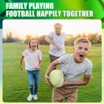 Civaner Glow in The Dark Football Light Up Youth Size Footballs for Kids Teens and Adults Junior Football Small Luminous Sports Balls Gifts for Boys School Games Outdoor Activity