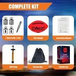 Amoupup Glow in The Dark Football Sports Gifts-Light Up Led Football Cool Stuff with Led Lights Batteries Football Good Gift Ideas for Teen Boys and Girls﻿