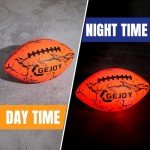 Gejoy Glow in The Dark Ball LED Light up Basketball Football Volleyball Official Size Ideal Gift for Christmas Adult Man Teenage Outdoor Sport Birthday Accessories Stuff