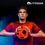 Outdoor Cruiser Light Up Soccer Ball - Waterproof Rubber Construction, Glow in the Dark, Glows Up to 30 Hours with Tap Activation, Complete Set with Pump & Spare Batteries, Official Size 5, Ages 8-15