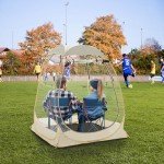Sports Tent All Weather,Instant Tent Shelter 1-2 Person,Pop Up Bubble Tent Outdoor Provides Rain Tent for Soccer, Football Watching Sports Events, Camping, Fishing