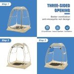 Sports Tent All Weather,Instant Tent Shelter 1-2 Person,Pop Up Bubble Tent Outdoor Provides Rain Tent for Soccer, Football Watching Sports Events, Camping, Fishing