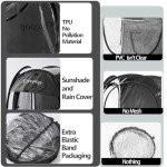 Sports Tent Pop Up Shelter: Flycoop Weather Sports Pod for 1 Person Shelter in Winter Portable Camping Pop up Tents Outdoor Cold Weather Tent Screen Bubble House Pod Tent Shade Sports Tent (Black)