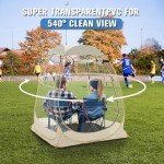 Sports Tent All Weather,Instant Tent Shelter 1-2 Person,Pop Up Bubble Tent Outdoor Provides Rain Tent for Soccer, Football Watching Sports Events, Camping, Fishing