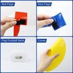 14 Player Flag Football Belt and Cone Set