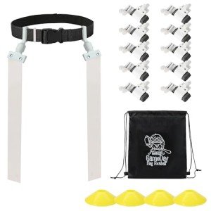 10 Player Flag Football Set with Cones & Bag