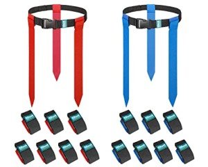 Hilhook 14 Player Flag Football Set with 42 Flags