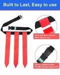 Hilhook Flag Football Belts, 10 Player Adjustable Flag Football Set with 30 Flags for Youth and Adults Training Equipment