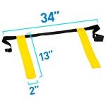 Franklin Sports Flag Football Set - 8 Player Flag Football Belts for Adult + Youth - Adjustable Belts + Field Marker Included - 4 v 4 Set