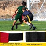 MIUONO Flag Football Belts, Flag Football Set for Adults Kids and Youth, Flag Football Flags for 14 Players Training and Competition Equipment