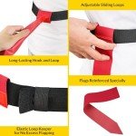 MIUONO Flag Football Belts, Flag Football Set for Adults Kids and Youth, Flag Football Flags for 14 Players Training and Competition Equipment