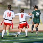 MIUONO Flag Football Belts, Flag Football Set for Adults Kids and Youth, Flag Football Flags for 14 Players Training and Competition Equipment