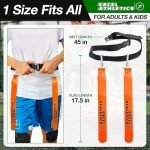 Excel Athletics Adjustable Flag Football Set Youth, Kids & Adult with 14 Belts & 28 Flags