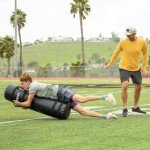 GoSports Heavy Duty Football Tackling Dummy – Training Equipment for Youth & College Football Practice – 4 ft XL Blocking Pad for Sports & Martial Arts