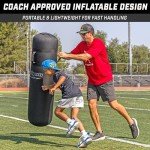 GoSports Inflatable Football Tackling Dummy - Blocking Pad Training Equipment for Football Practice - 4.25 ft Tall