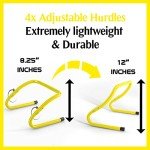 STUHOO Agility Training Equipment Set | Soccer Training Equipment for Kids Youth | Agility Ladder Speed Training Equipment with Bag | Football Training Equipment with Speed Hurdles, Cones for Footwork