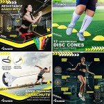 STUHOO Agility Training Equipment Set | Soccer Training Equipment for Kids Youth | Agility Ladder Speed Training Equipment with Bag | Football Training Equipment with Speed Hurdles, Cones for Footwork