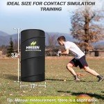 Hikeen Basketball Defender Dummy 4 Pack - Pop Up Safely Simulate Defender - Foldable Training Equipment for Basketball, Soccer, Football and More, 1 Carrying Bag