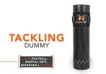 Goalrilla Durable Tackling Dummy with Heavy-Duty Handles for Football Contact Drills, Kickboxing, and More (TR0001W)