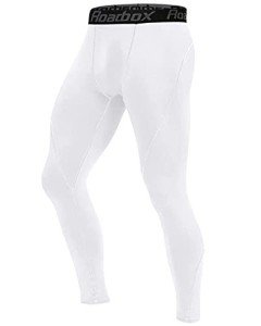 Roadbox Compression Pants Men Cooling Dry Base Layer Bottoms Outdoor Sports Cycling Tights Leggings for Basketball Football Running