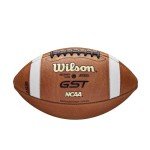 WILSON GST1003 Leather Game Football Factory Defect/Blemish - Official Size, Tan
