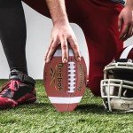 Reebok Elite Recreational Football, Official Size, Composite Leather, Innovative Soft Grip Technology, Cushion Lining, Includes Pump & Needle, VR-4K Series (Varsity)