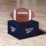 Reebok Elite Recreational Football, Official Size, Composite Leather, Innovative Soft Grip Technology, Cushion Lining, Includes Pump & Needle, VR-4K Series (Varsity)