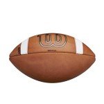 WILSON GST1003 Leather Game Football Factory Defect/Blemish - Official Size, Tan