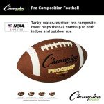 Champion Sports Official Size Composite Football, Brown (CF100)