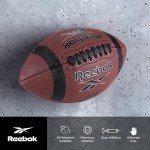 Reebok Elite Recreational Football, Composite Leather, Innovative Soft Grip Technology, Cushion Lining, Includes Pump & Needle, VR-3K Series (Junior)