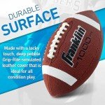 Franklin Sports Football, Kicking Tee + Pump Set - Grip Rite Official Size Football Set for Adults - Football, Tee + Air Pump with Inflation Needle