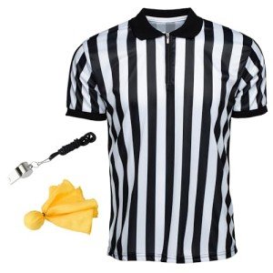 Men’s Referee Shirt, Flag & Whistle Kit